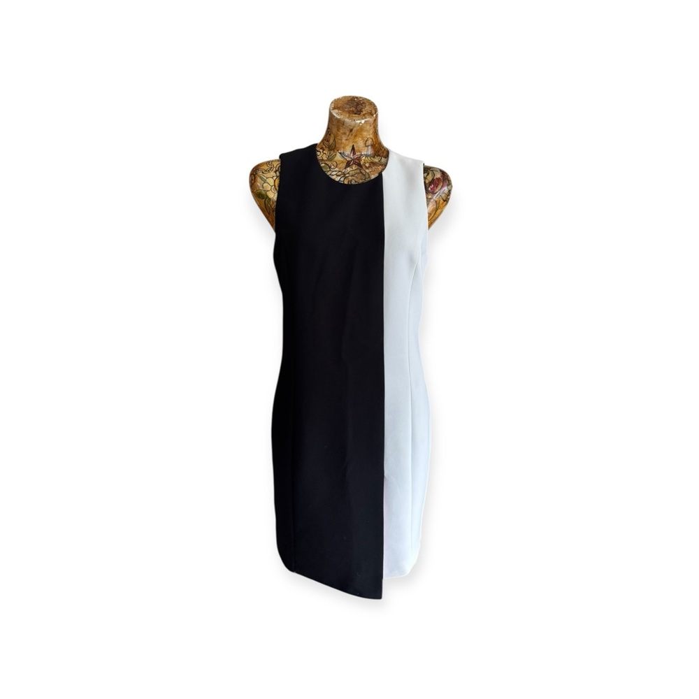 Barbara Bui dress black white pink sleeveless medium